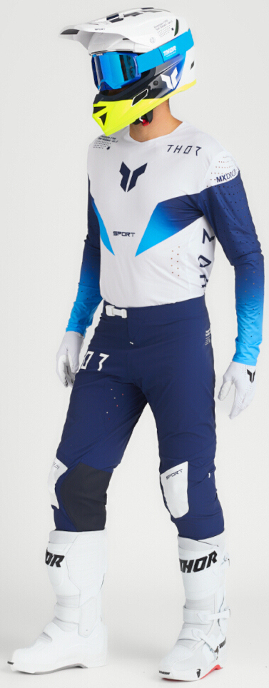 Thor Sportmode Strike Motocross Pants blue/white 31 Figure 5