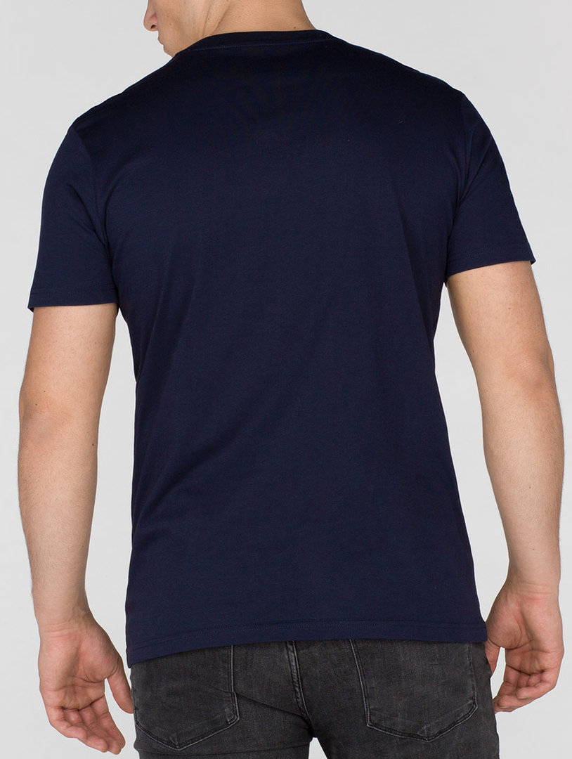 Alpha Industries Basic T-shirt blu/grigio XXL Figura 2