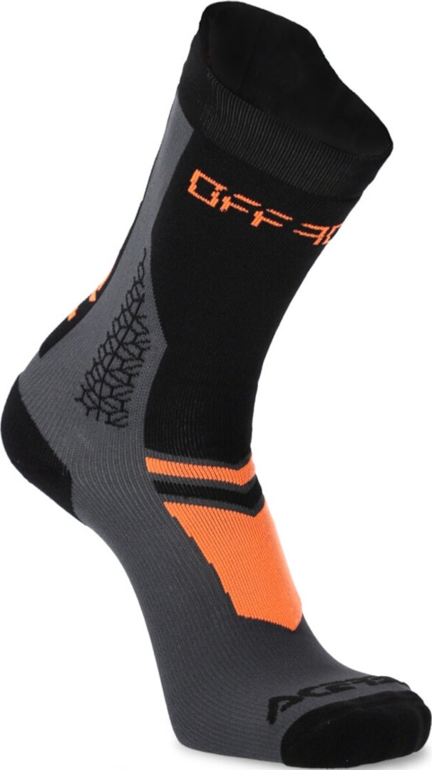 Acerbis MTB Track Cykel Sokker sort/orange XXL Figur 5