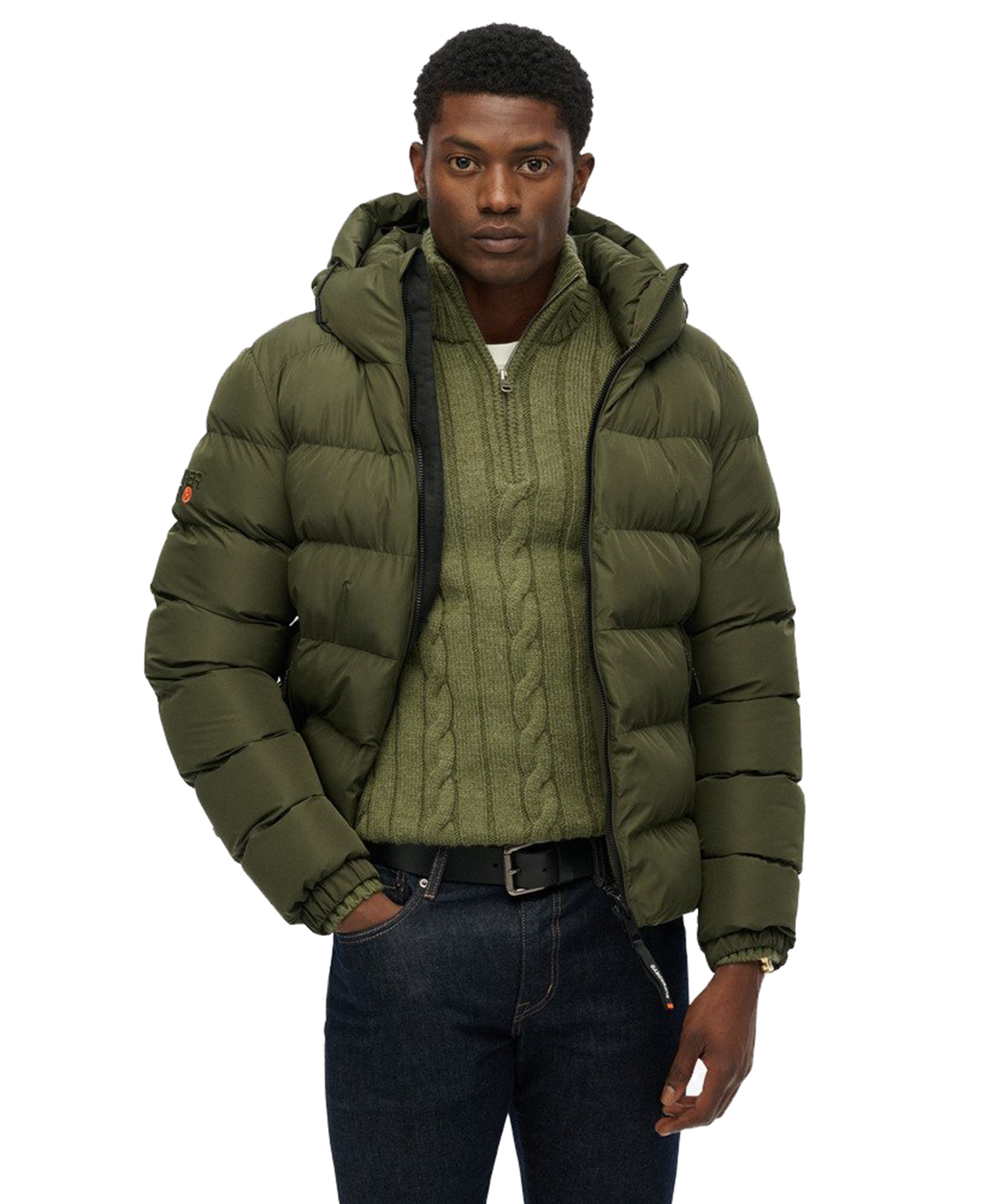 Superdry & Co Sport Puffer Jacket green M Figure 3