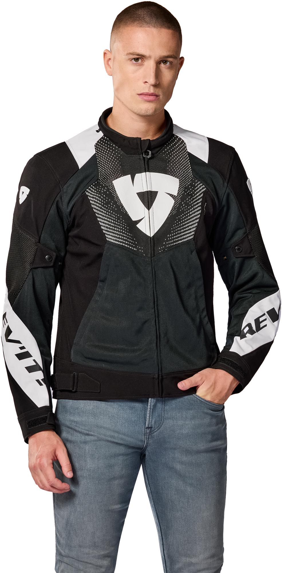 Side view of Revit Hyperspeed 3 GT Air Motorcycle Textile Jacket