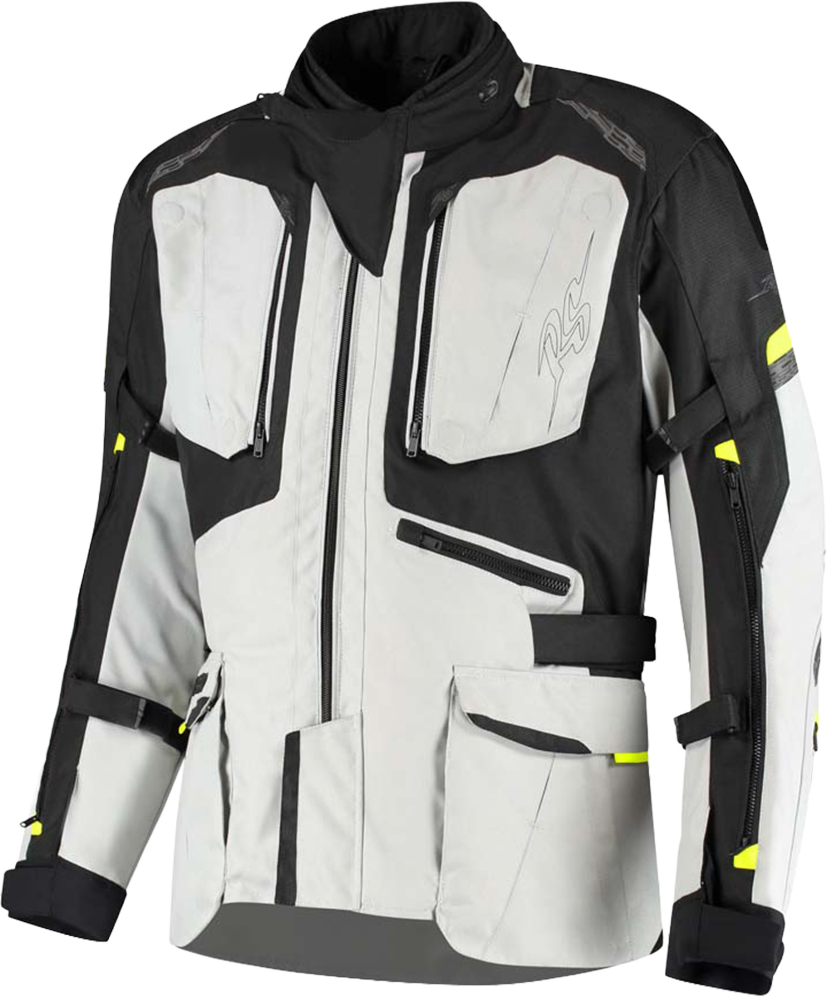light grey/black