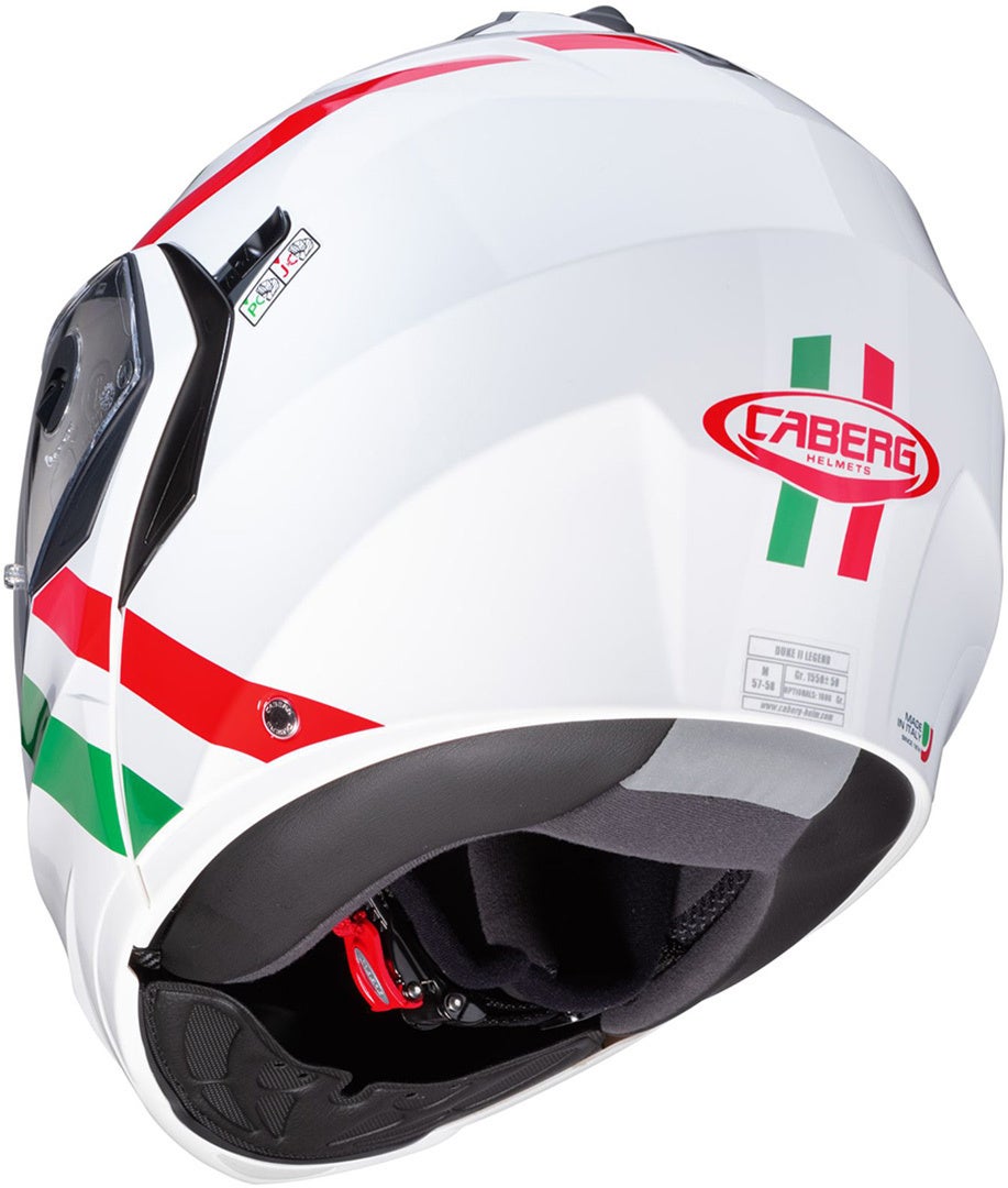 Caberg Duke II Superlegend Klapphelm weiß/grün/rot L (59/60) Abbildung 4