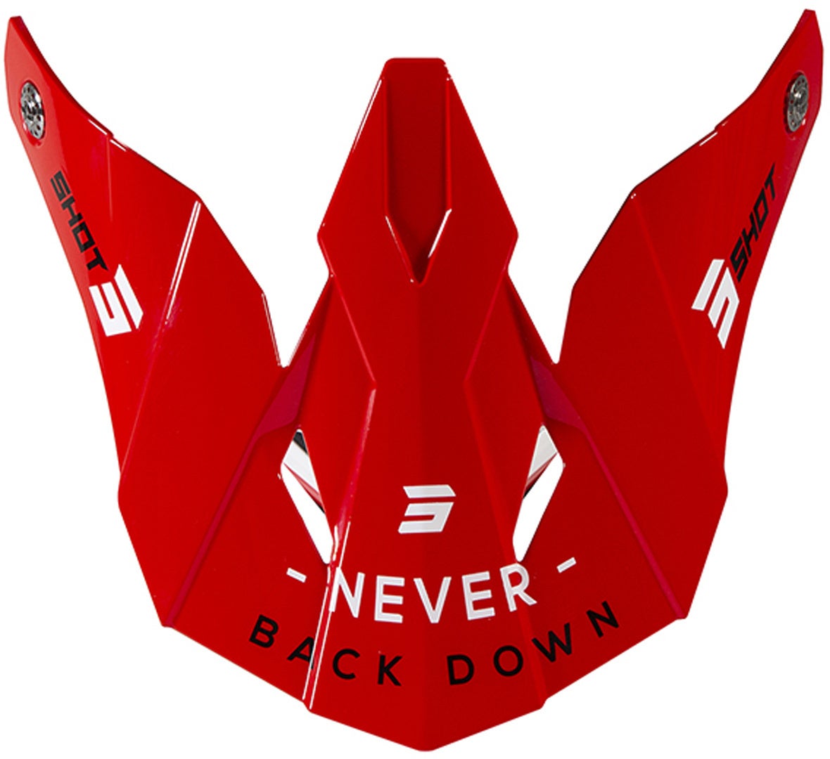 Shot Furious Storm Pico do Capacete Infantil vermelho Figura 1