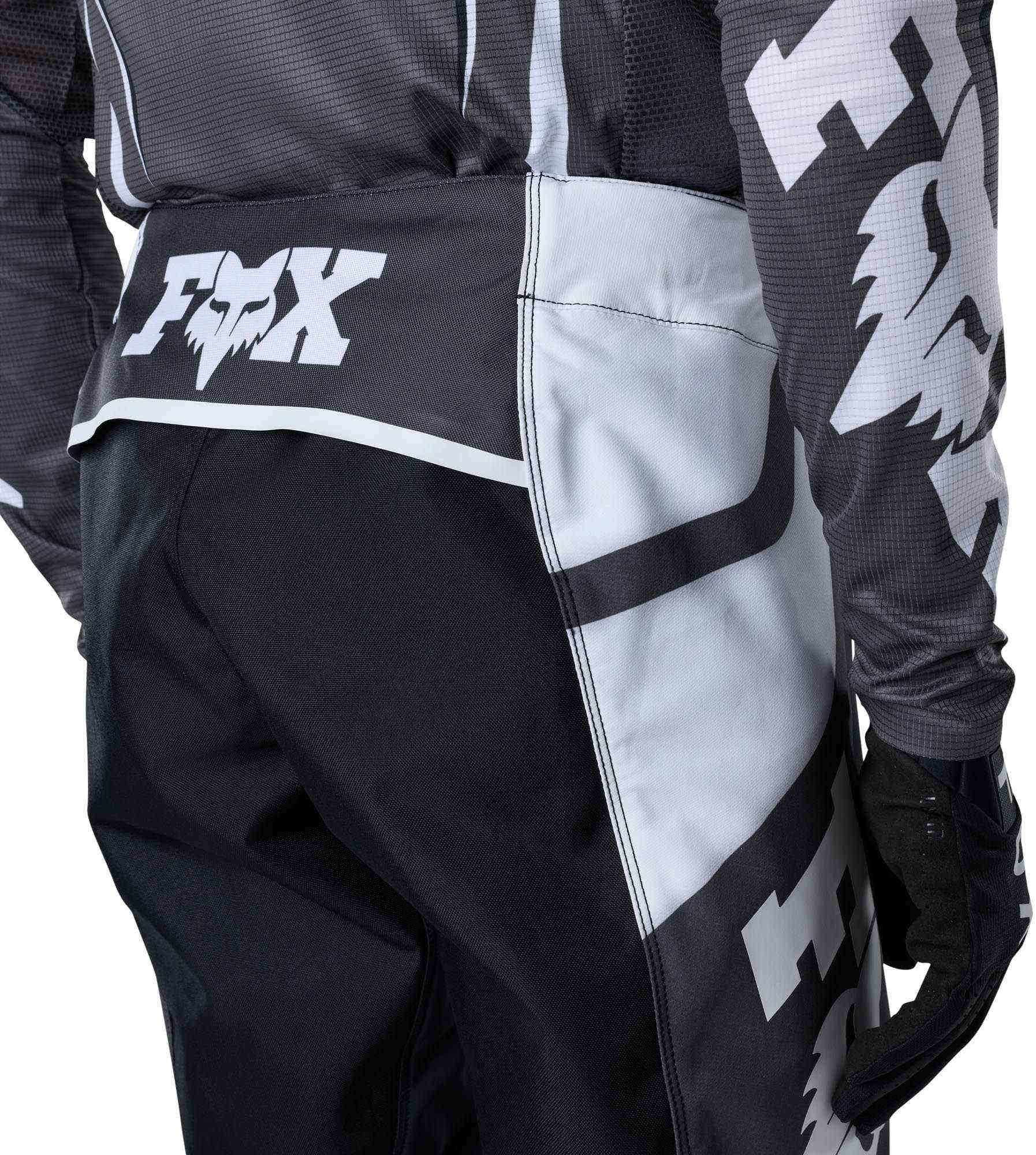 FOX Flexair Thorn 모토크로스 팬츠 흑백 32 그림 6