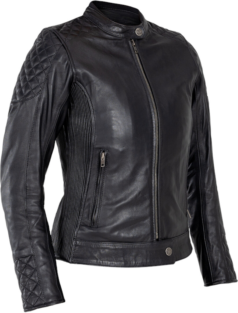 Side view of John Doe Adina Ladies Motorcycle Leather Jacket