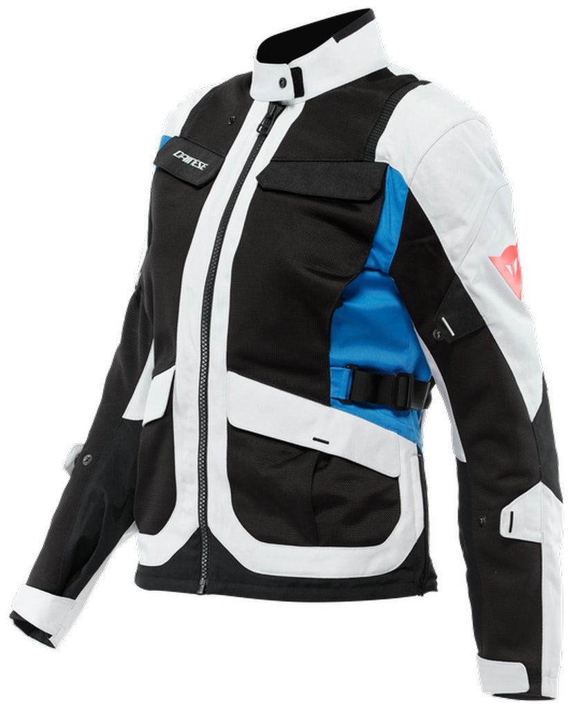 Dainese Desert Tex Damer Motorcykel Tekstiljakke sort/blå 52 Figur 1