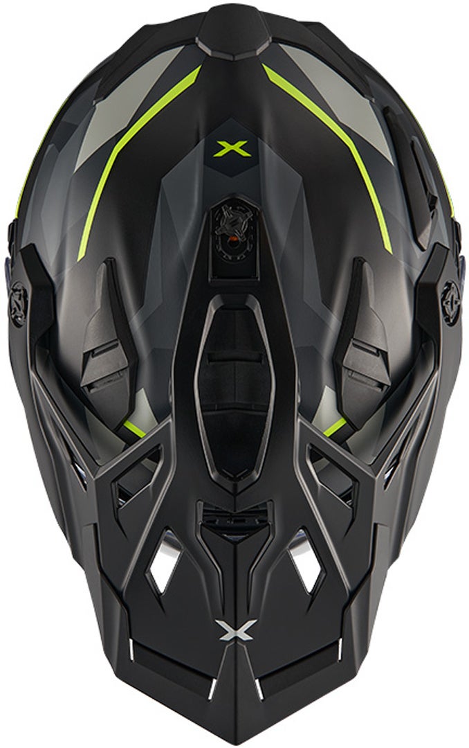 Nexx X.WED 3 Trailmania Motocross Helm grau/gelb L (59/60) Abbildung 2