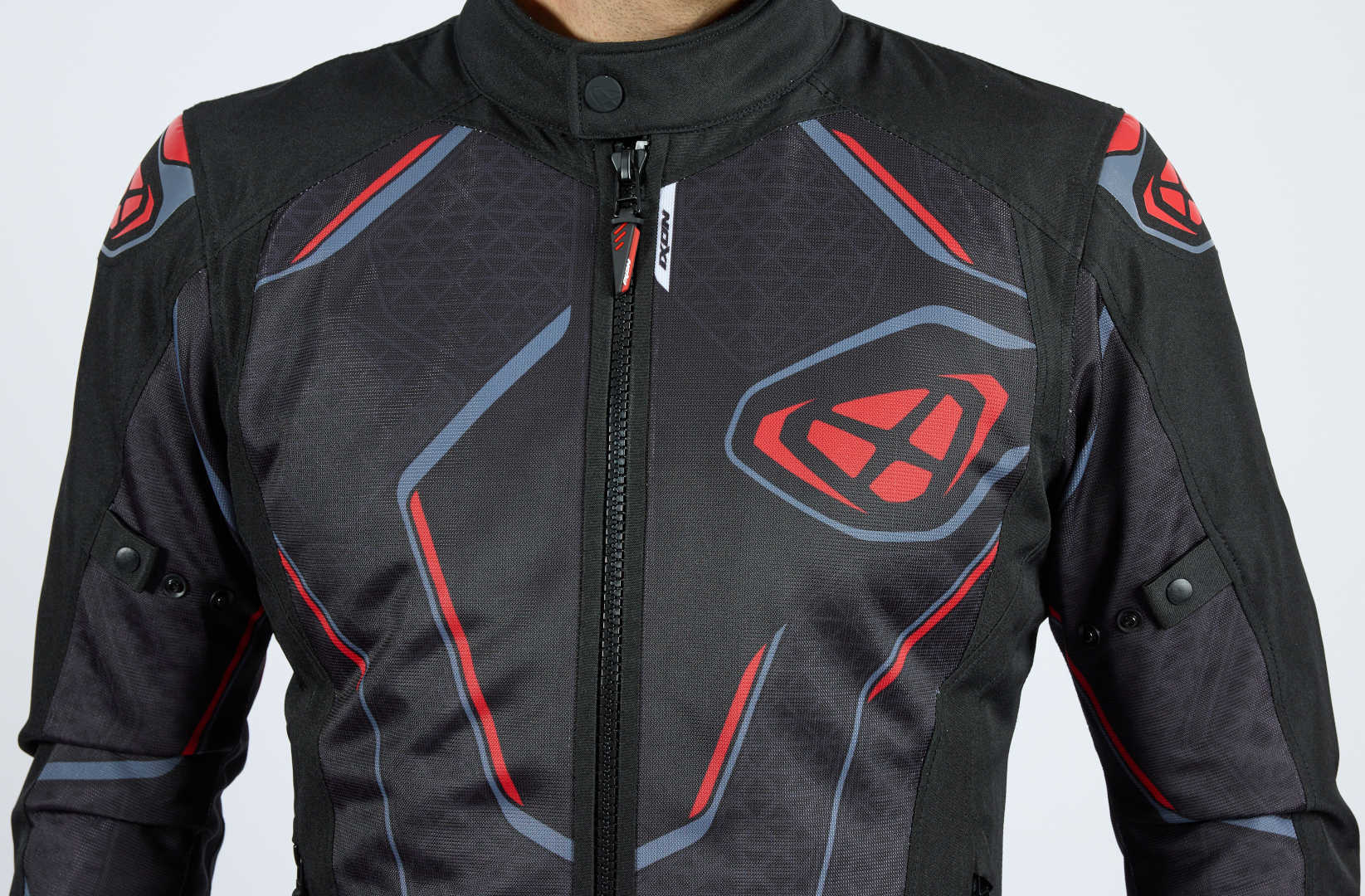 Ixon Demoniak Motorcycle Textile Jacket black/red L Figure 9