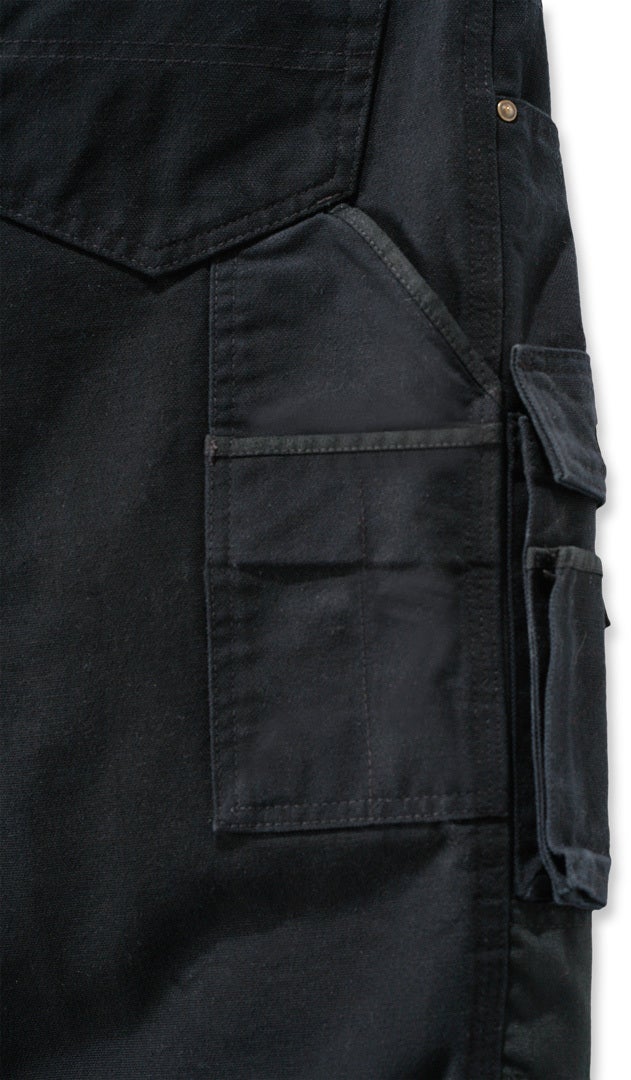 Carhartt Multi Pocket Washed Duck Bukser Sort 32 L34 Figur 2