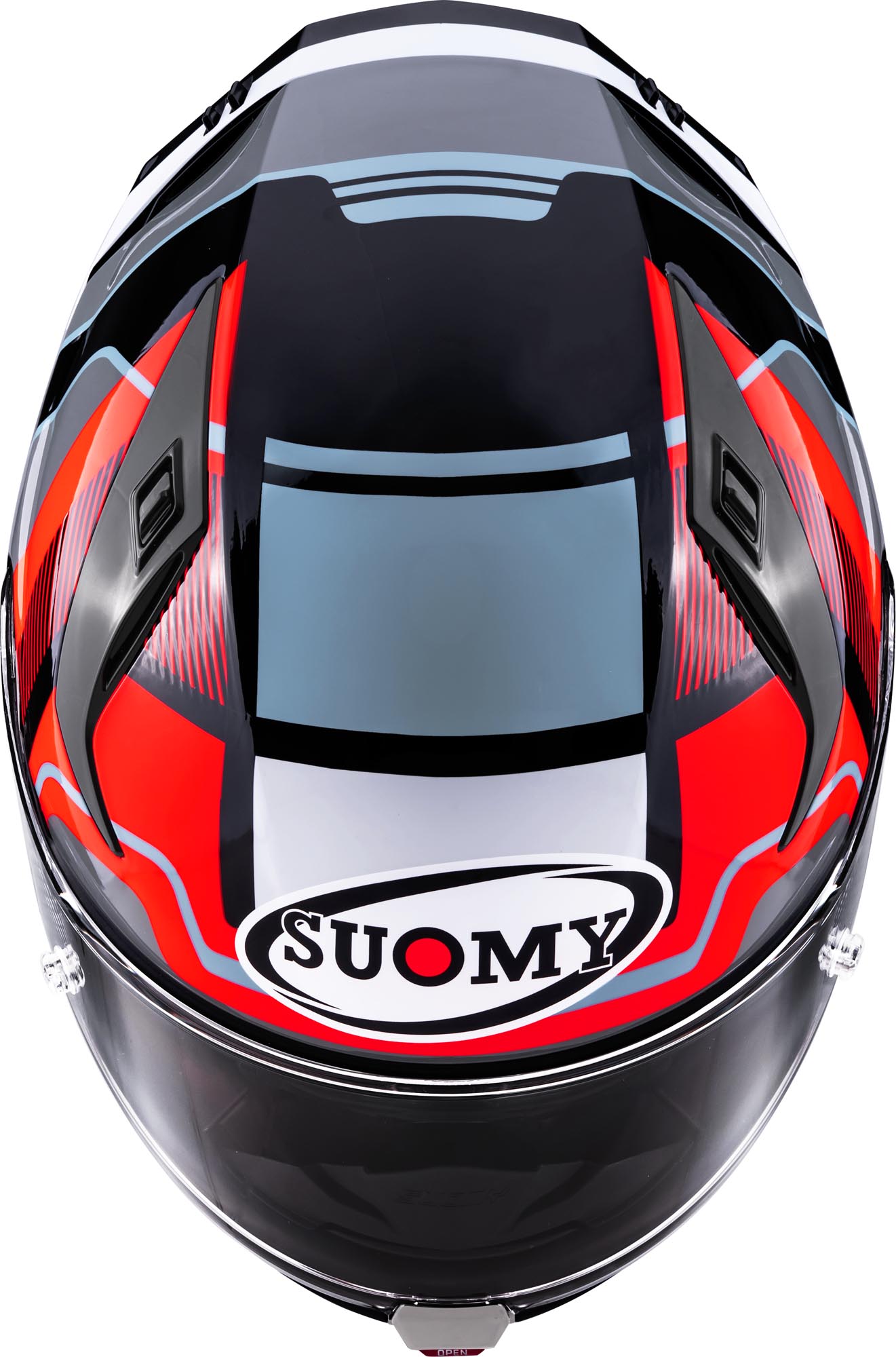 Suomy Speedstar 2 Parallax Hjelm svart/rød/hvit Tap (59/60) Figur 9