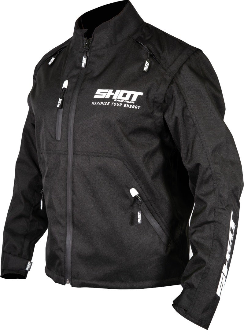 Shot Contact Assault Motocross Jacke schwarz/weiß XL Abbildung 1