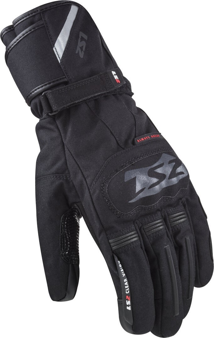 LS2 Snow wasserdichte Motorradhandschuhe schwarz L Abbildung 1