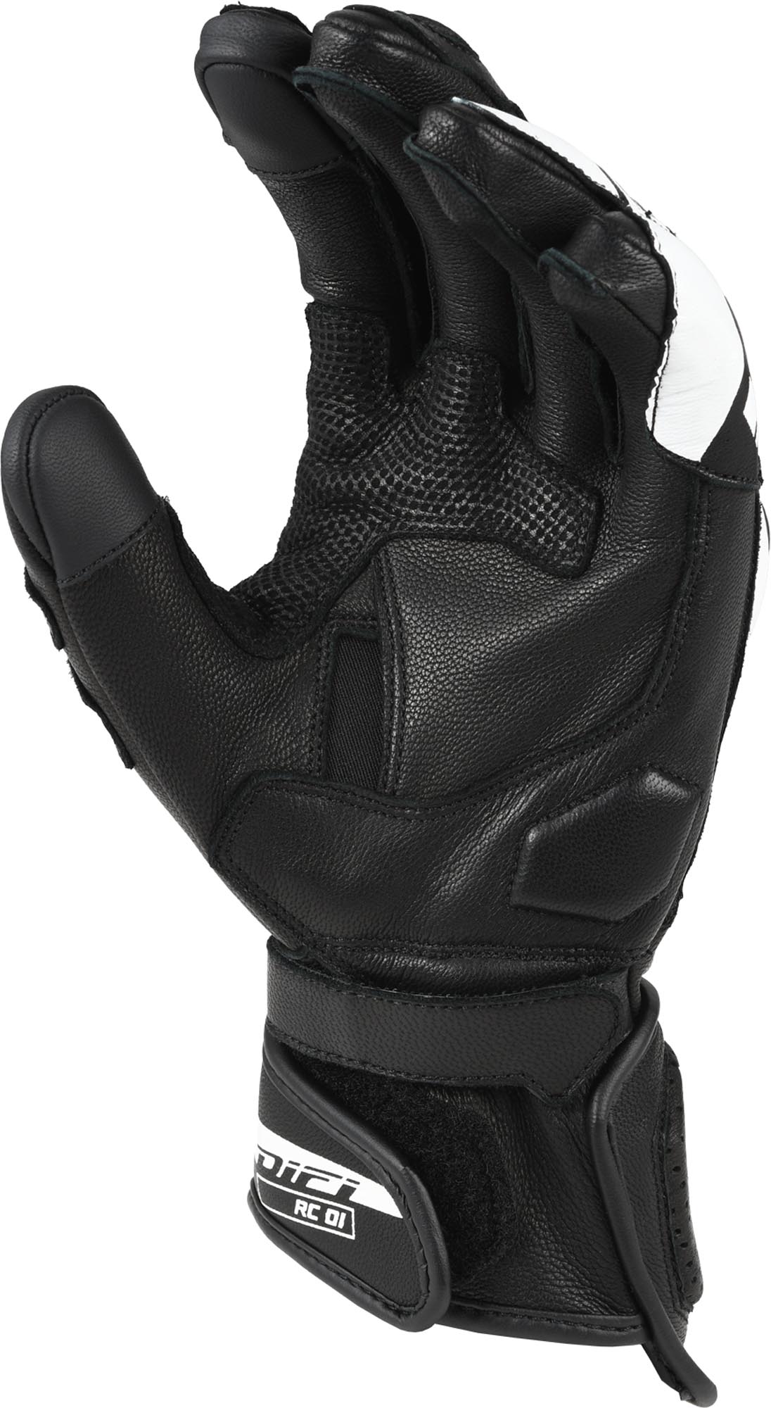 DIFI Onyx Motorrad Handschuhe schwarz/weiß L Abbildung 2