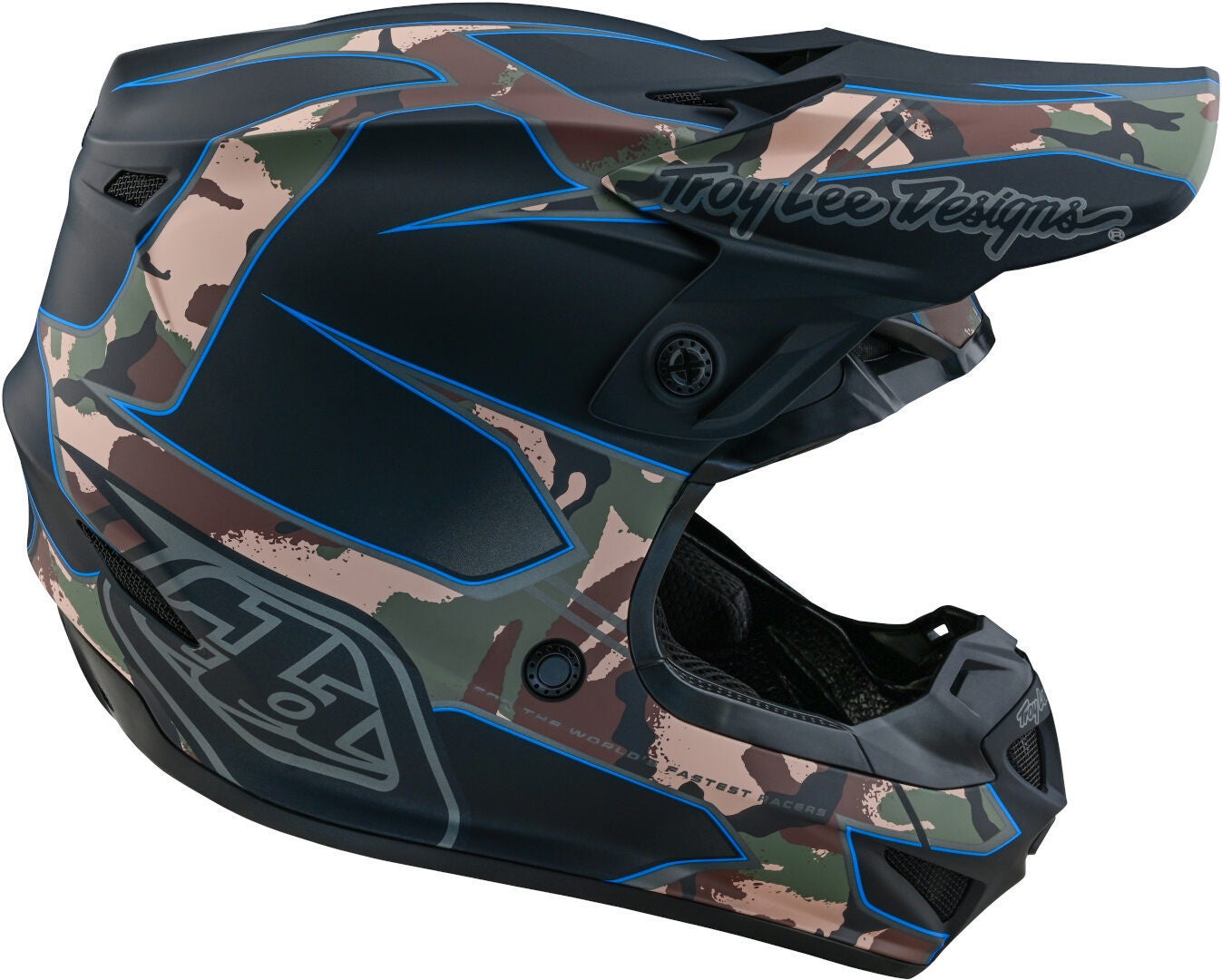 Troy Lee Designs SE4 Polyacrylite Matrix MIPS Casco da motocross nero/mimetismo XL (60/61) Figura 6