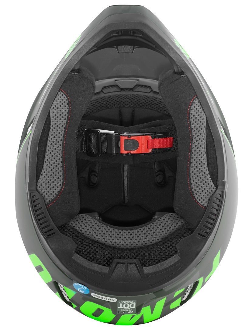 FC-Moto Merkur Straight Casco Motocross nero/verde 2XL Figura 9