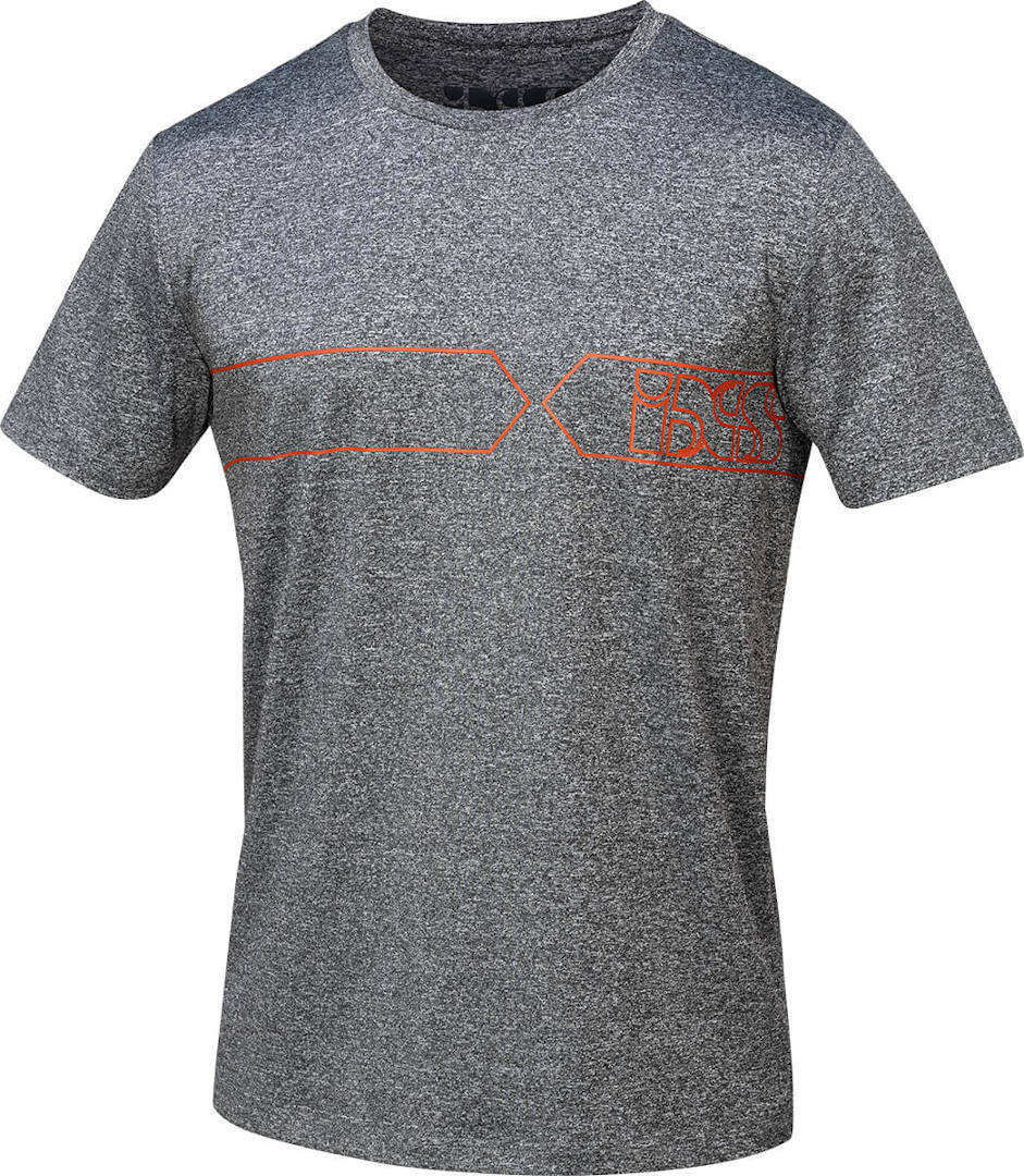 IXS Team Functioneel T-Shirt grijs/rood XXL Figuur 1