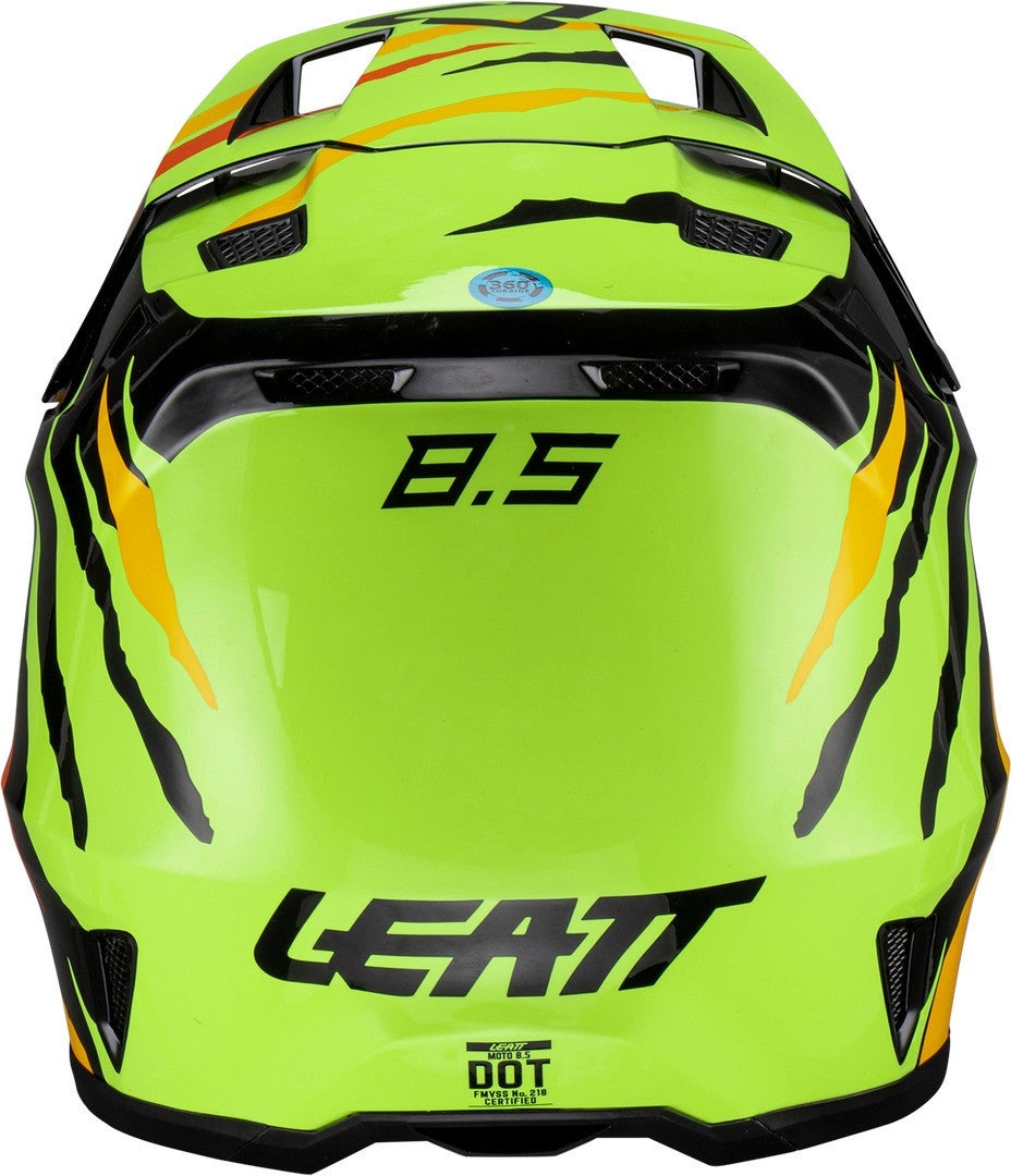 Leatt 8.5 Tiger Casco da motocross con occhiali nero/giallo XXL (63/64) Figura 6