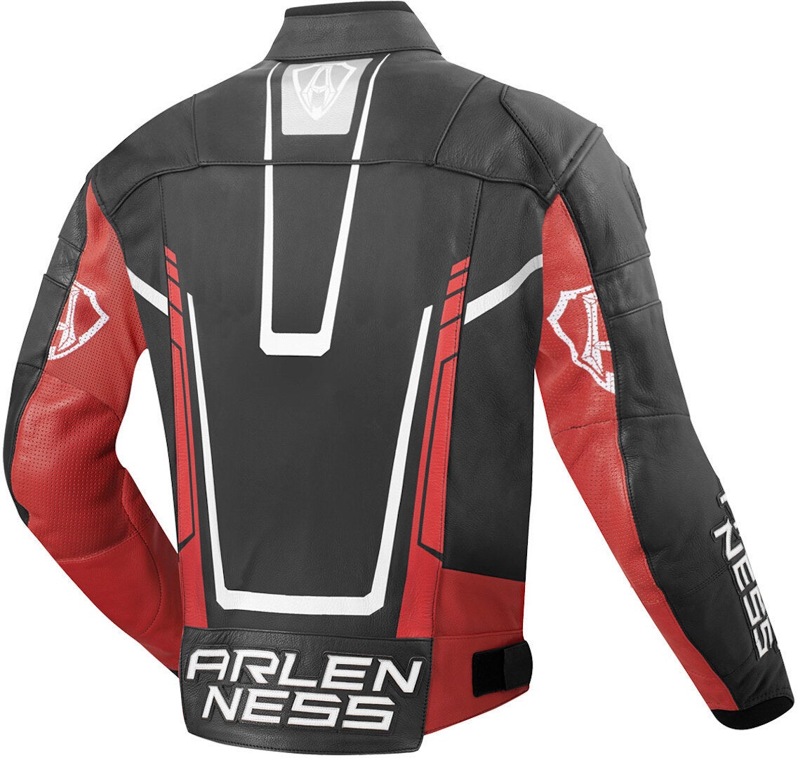 Arlen Ness Track Motorrad Lederjacke schwarz/rot 54 Abbildung 2