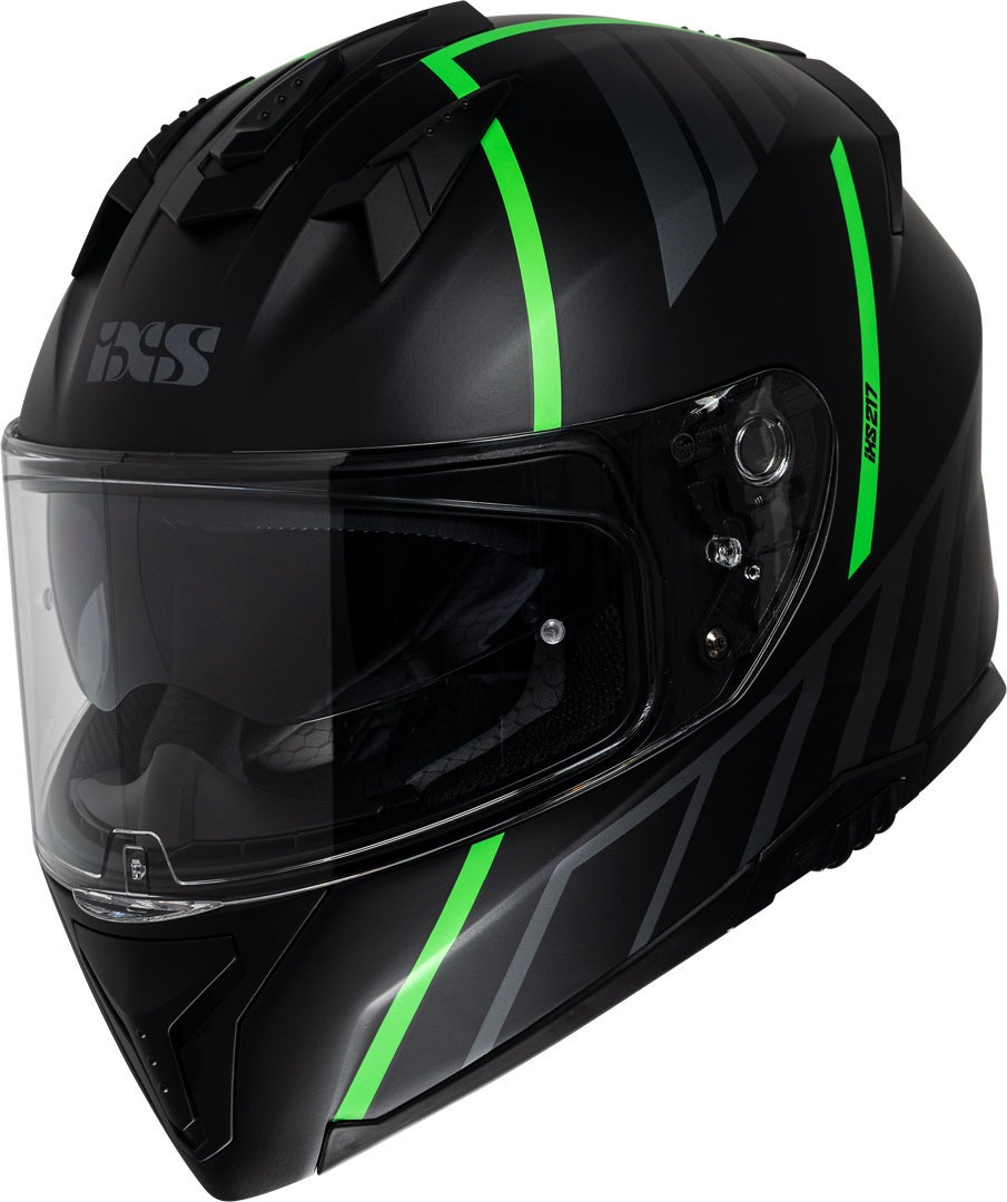 IXS iXS217 2.0 Hjelm sort mat/grøn L (60/61) Figur 1