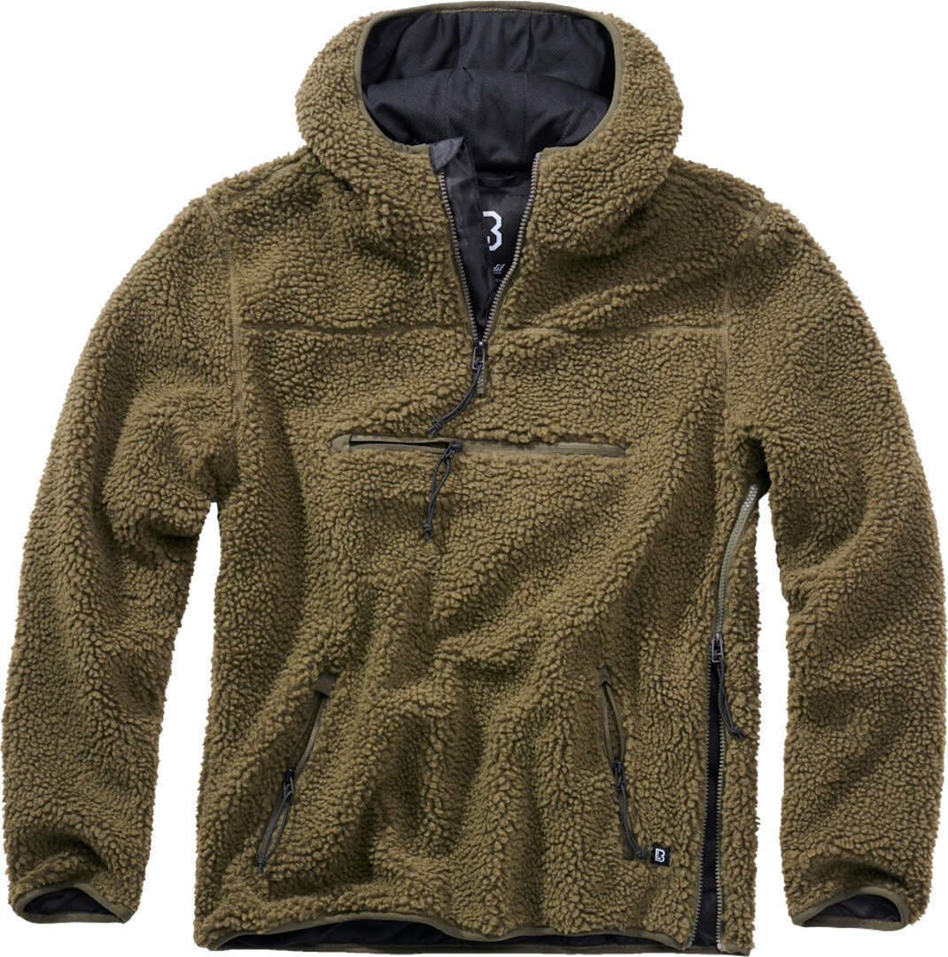 Brandit Teddyfleece Worker Pullover Olive 5XL Figuur 1