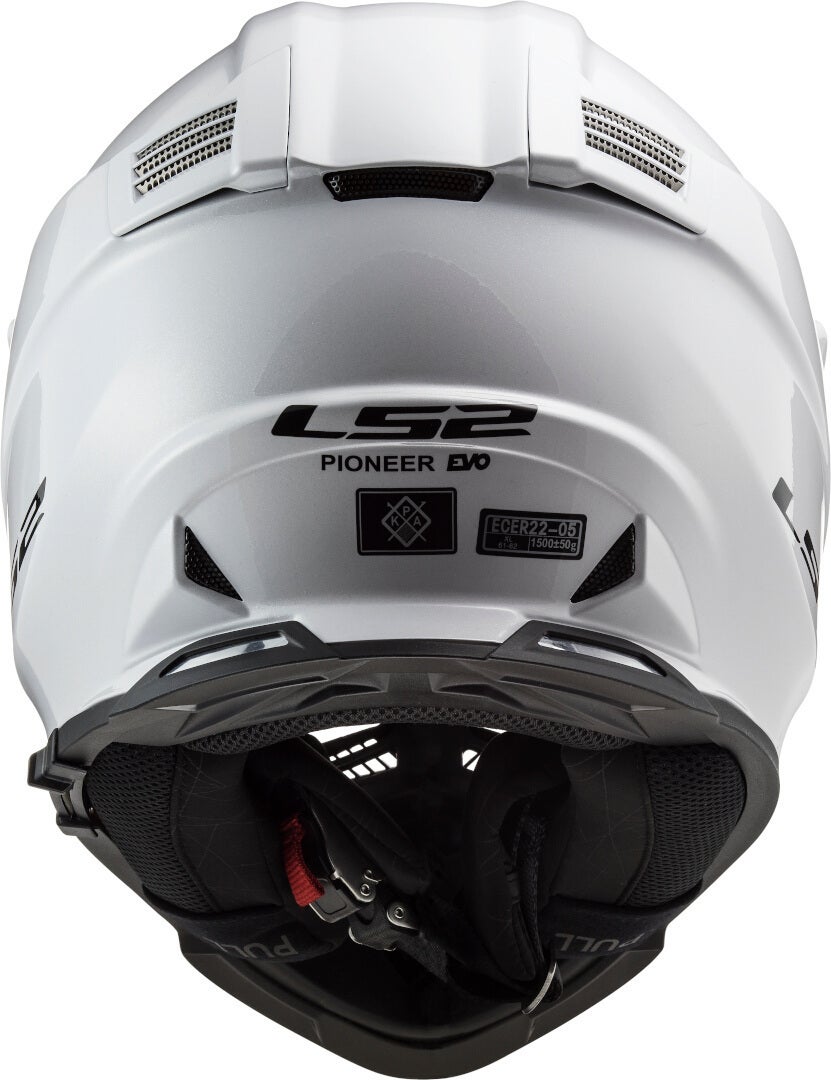 LS2 MX436 Pioneer Evo Casco Motocross Bianco L (59/60) Figura 3