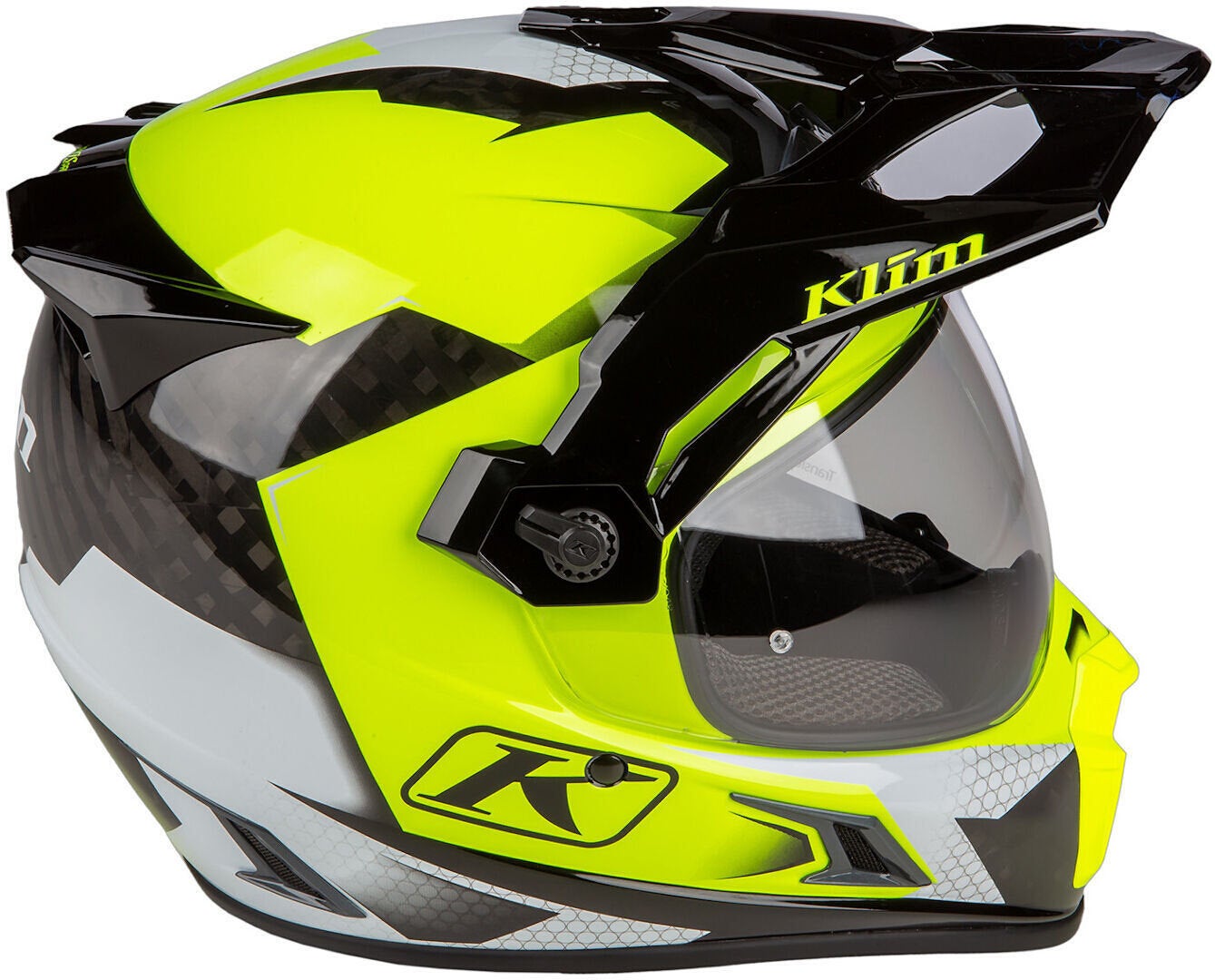 Klim Krios Pro Charger ECE/DOT Carbon Casco da enduro nero/giallo neon L (59/60) Figura 2