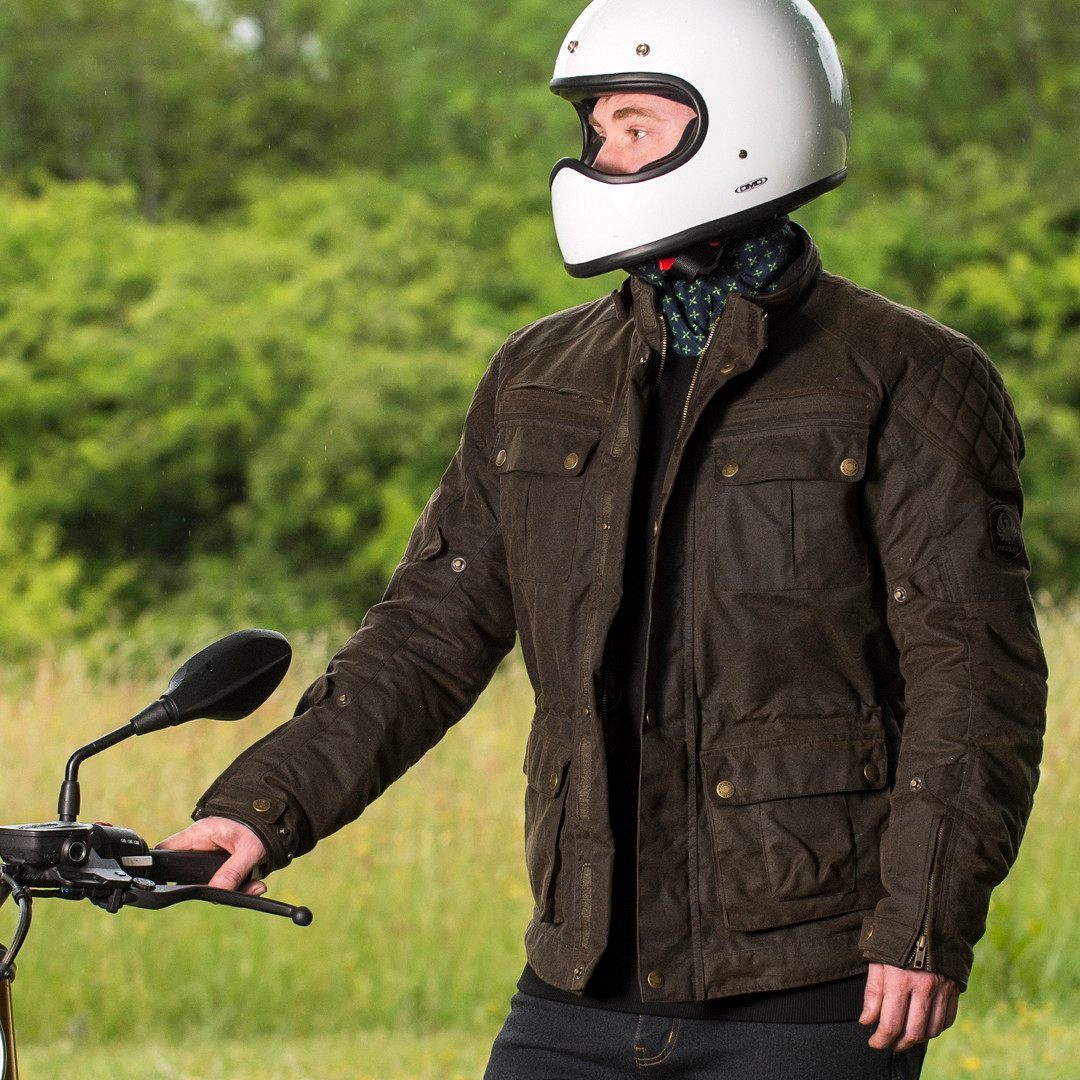 Merlin Yoxall II Motorcycle Waxed Jacket olive 4XL Figure 4