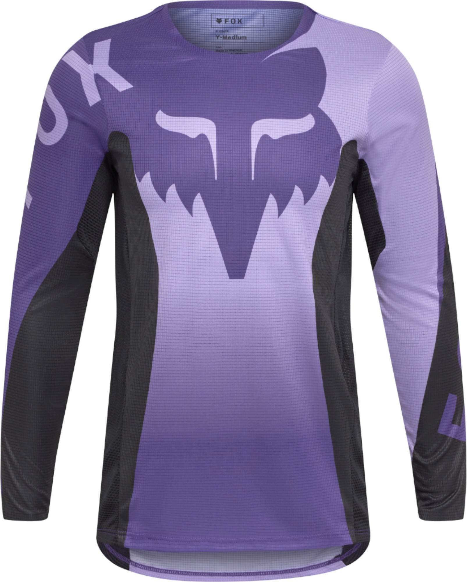 FOX Flexair Spire Youth Motocross Jersey purple/black YM Figure 1