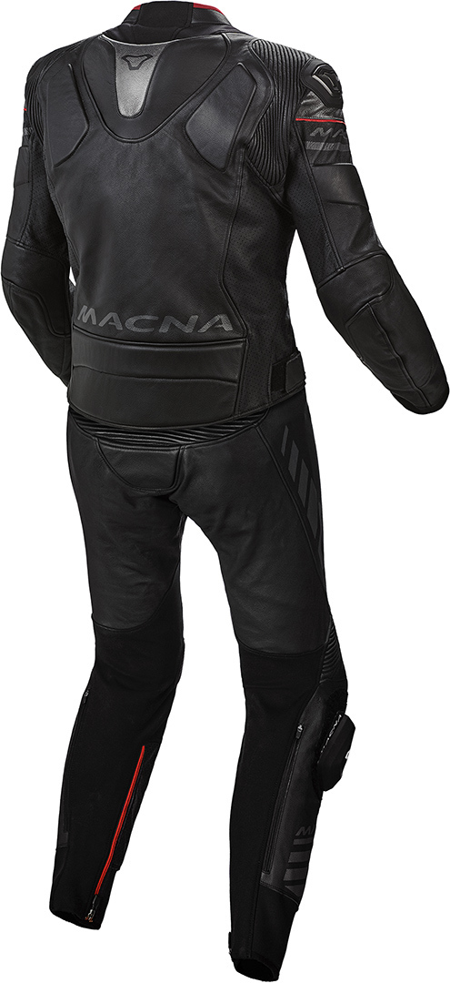 Macna Tracktix Todelt perforeret motorcykel læderdragt Sort 54 Figur 2