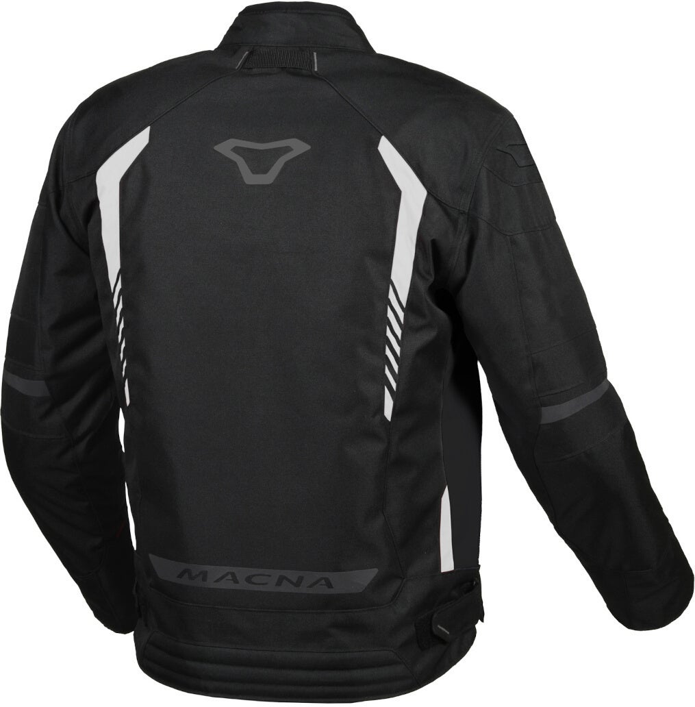 Macna Tazar waterproof Motorcycle Textile Jacket black/white 3XL Figure 2
