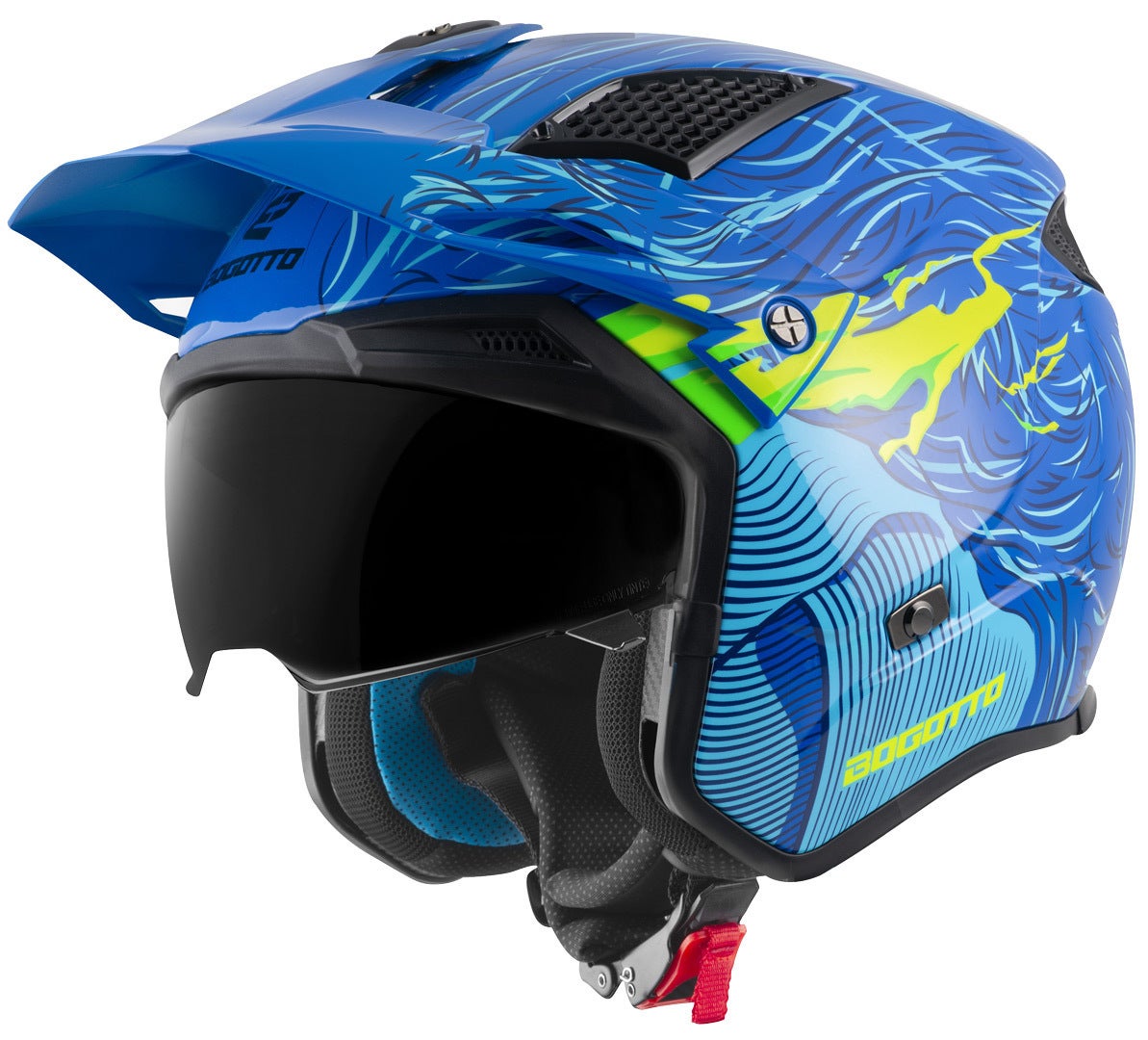 Side view of Bogotto Radic Bestia 22.06 Helmet