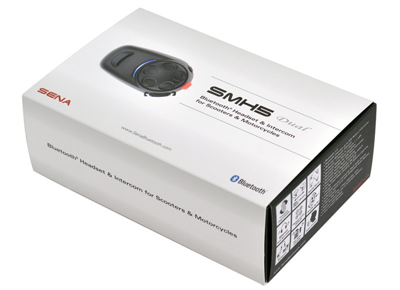 Sena SMH5 Bluetooth-kommunikationssystem dubbel pack Figur 1
