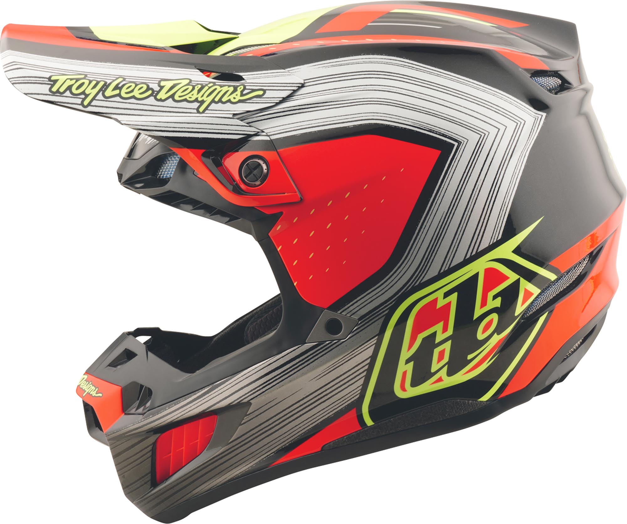 Troy Lee Designs SE5 Composite Stripes MIPS Casco da motocross M Figura 2