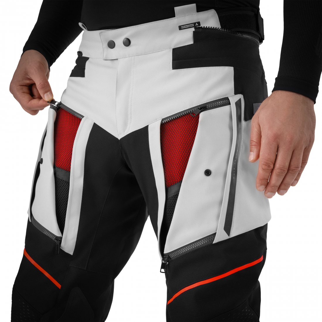 SHIMA Hero 3.0 Pantaloni tessili per motociclette grigio/blu M Figura 9