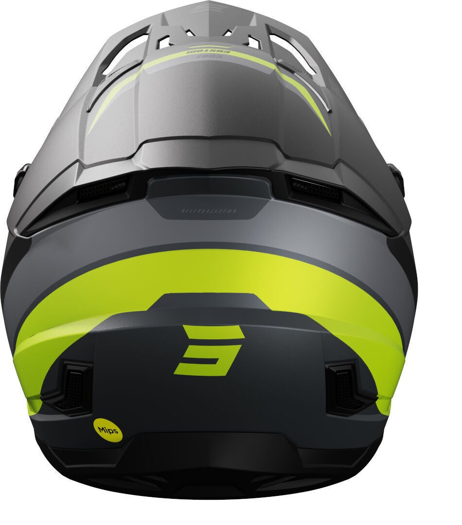 Shot Core Custom Motocross Helmet black/neon-yellow L (59/60) Figure 2