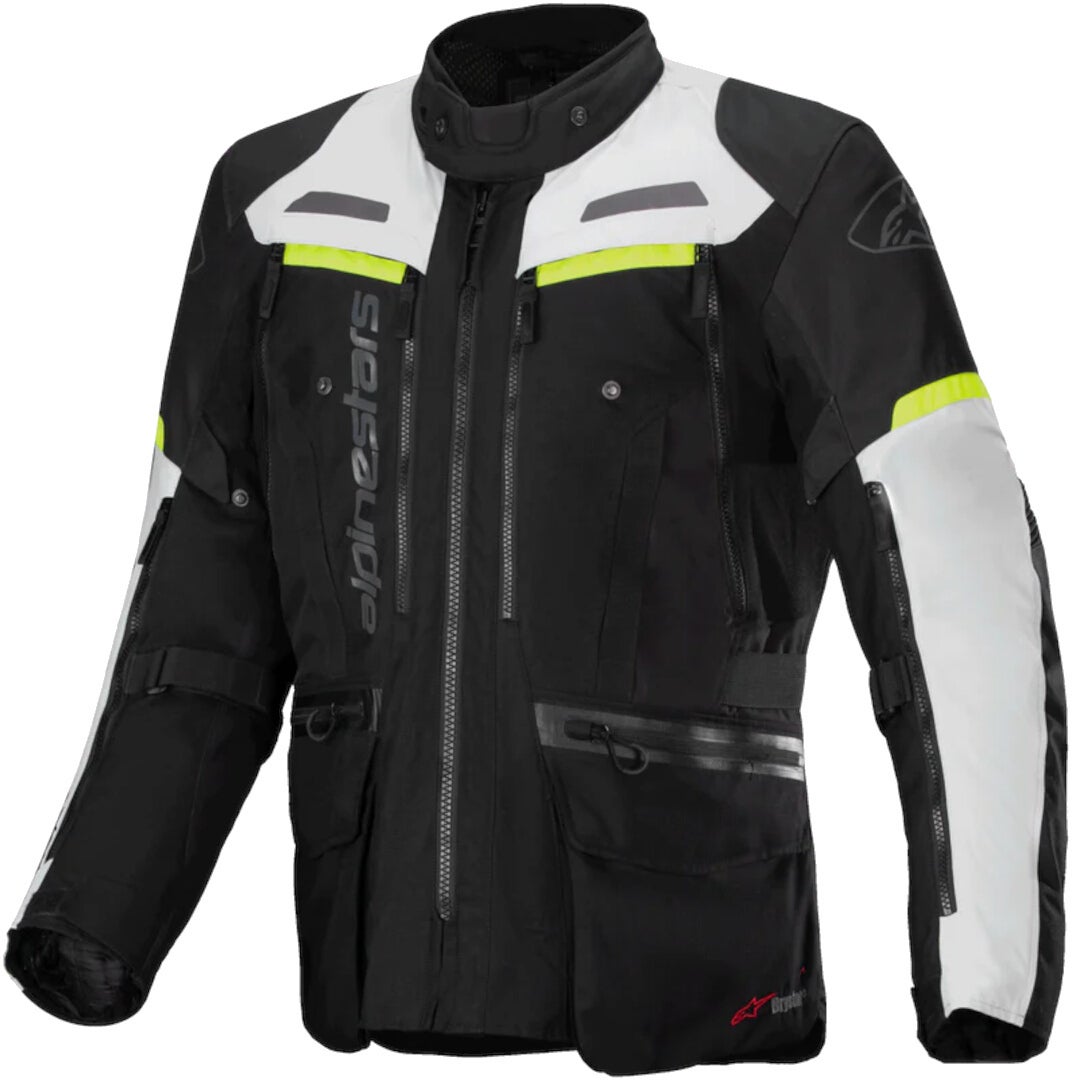 Alpinestars Men's Black/Grey/Yellow Bogota Pro Drystar® Waterproof Motorcycle Textile Jacket