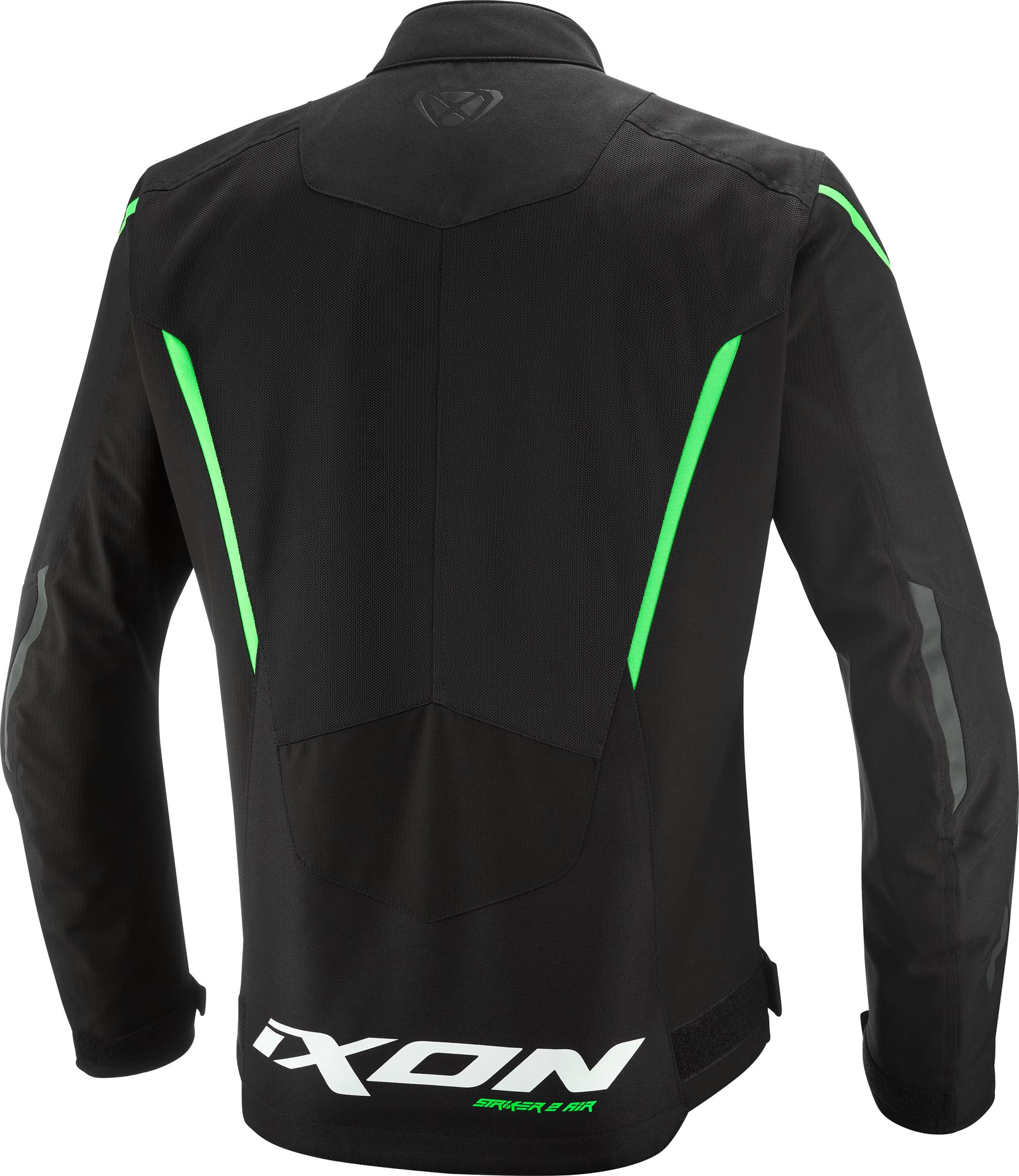 Ixon Striker 2 Air WP Veste textile de moto imperméable noir/vert 3XL Figure 2