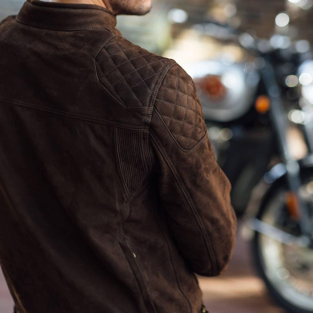 Merlin Torsten TFL D3O Motorcycle Leather Jacket brown XL Figure 4
