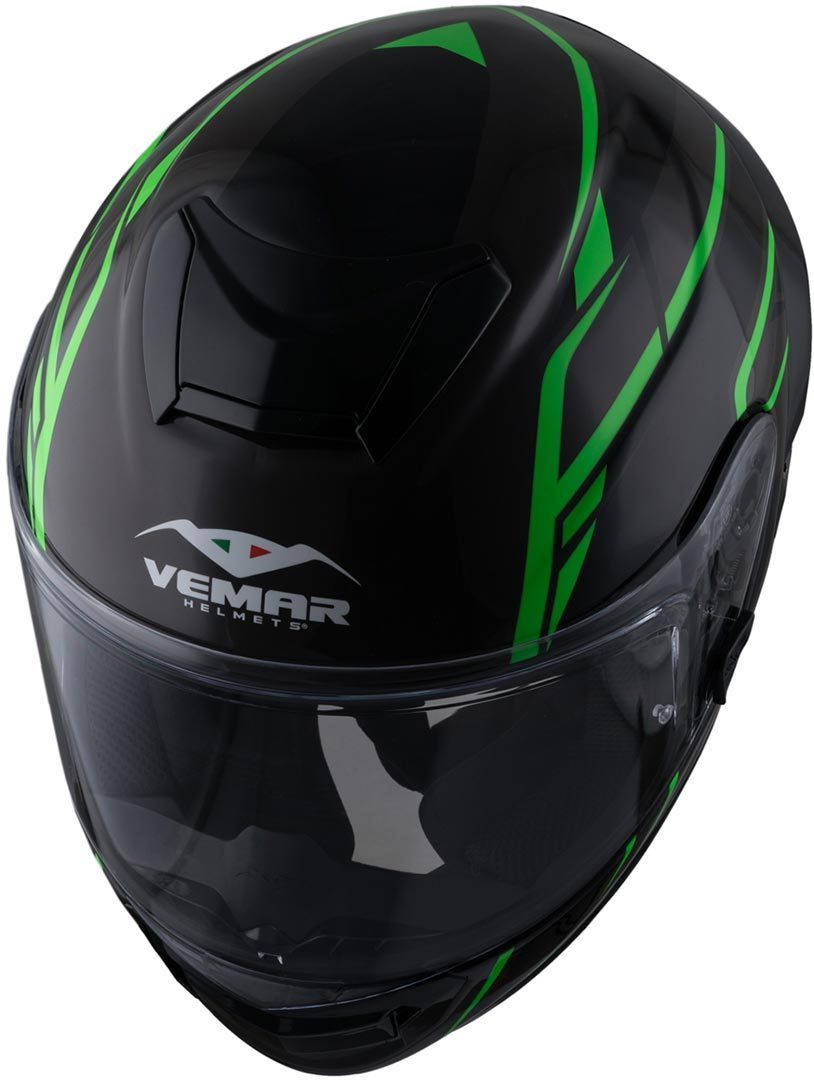 Vemar Hurricane Spark capacete preto/verde M (57/58) Figura 4