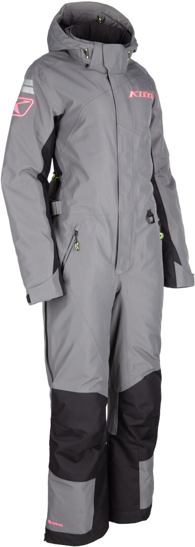 Klim Vailside Costum de snowmobil One Piece pentru doamne Gri/roz S Figura 3