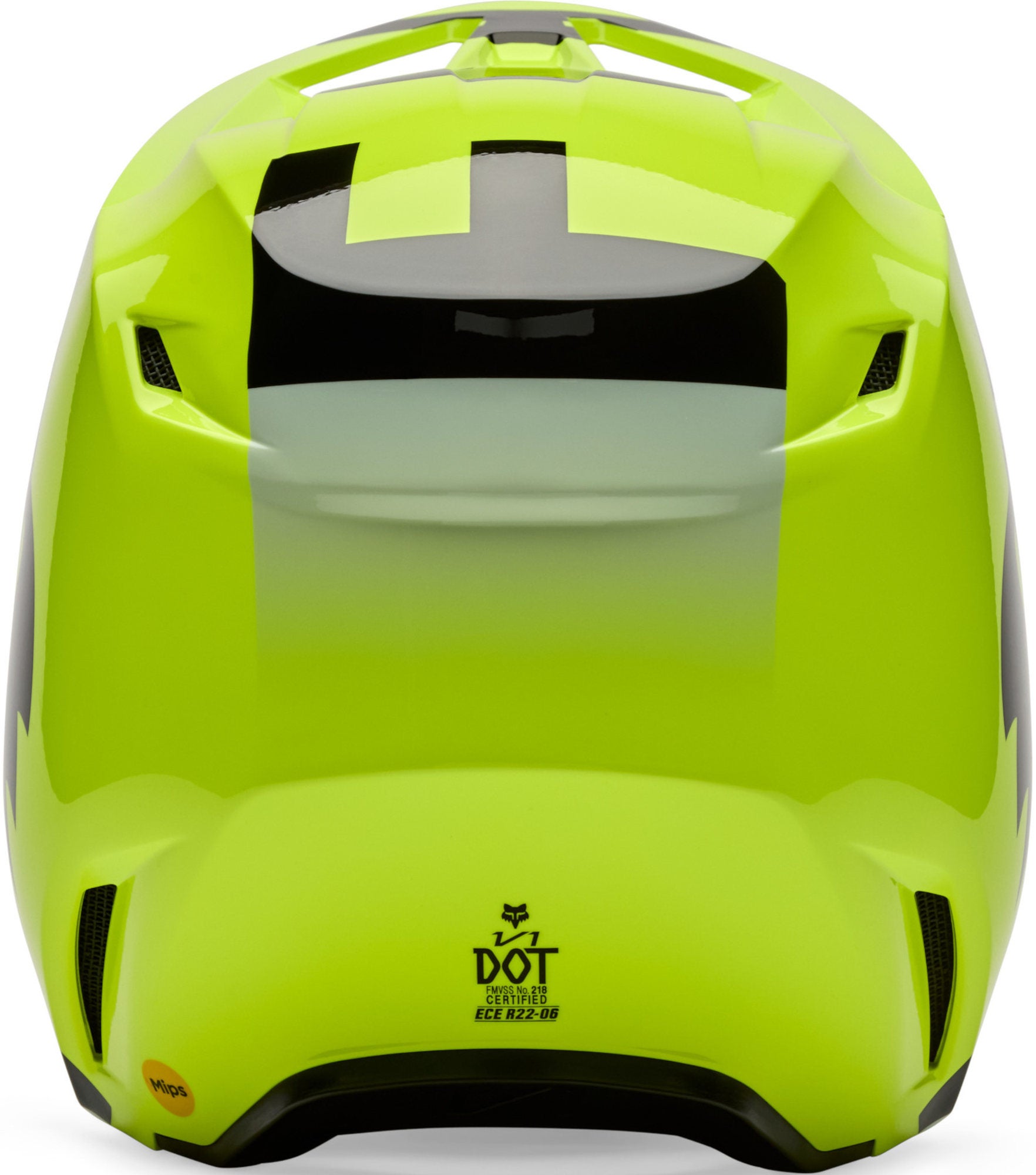FOX V1 Shield Youth Motocross Helmet yellow Y/L (52/53) Figure 5