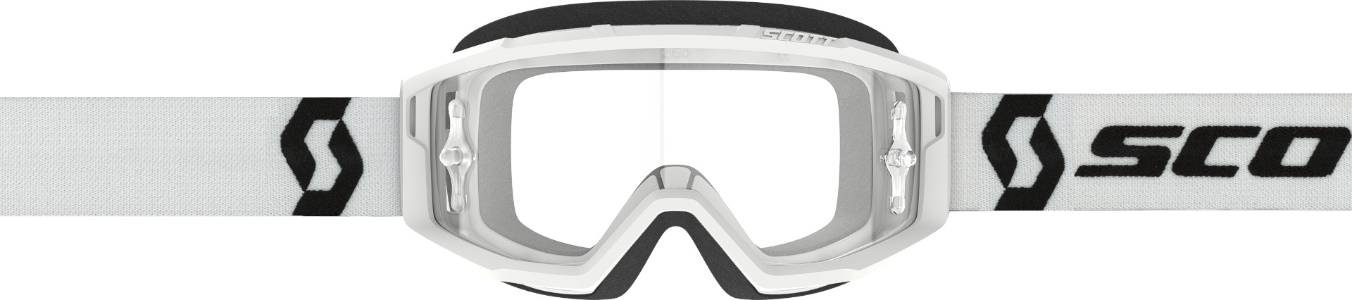 Scott Primal Clear Motocrossglasögon Vit Figur 3