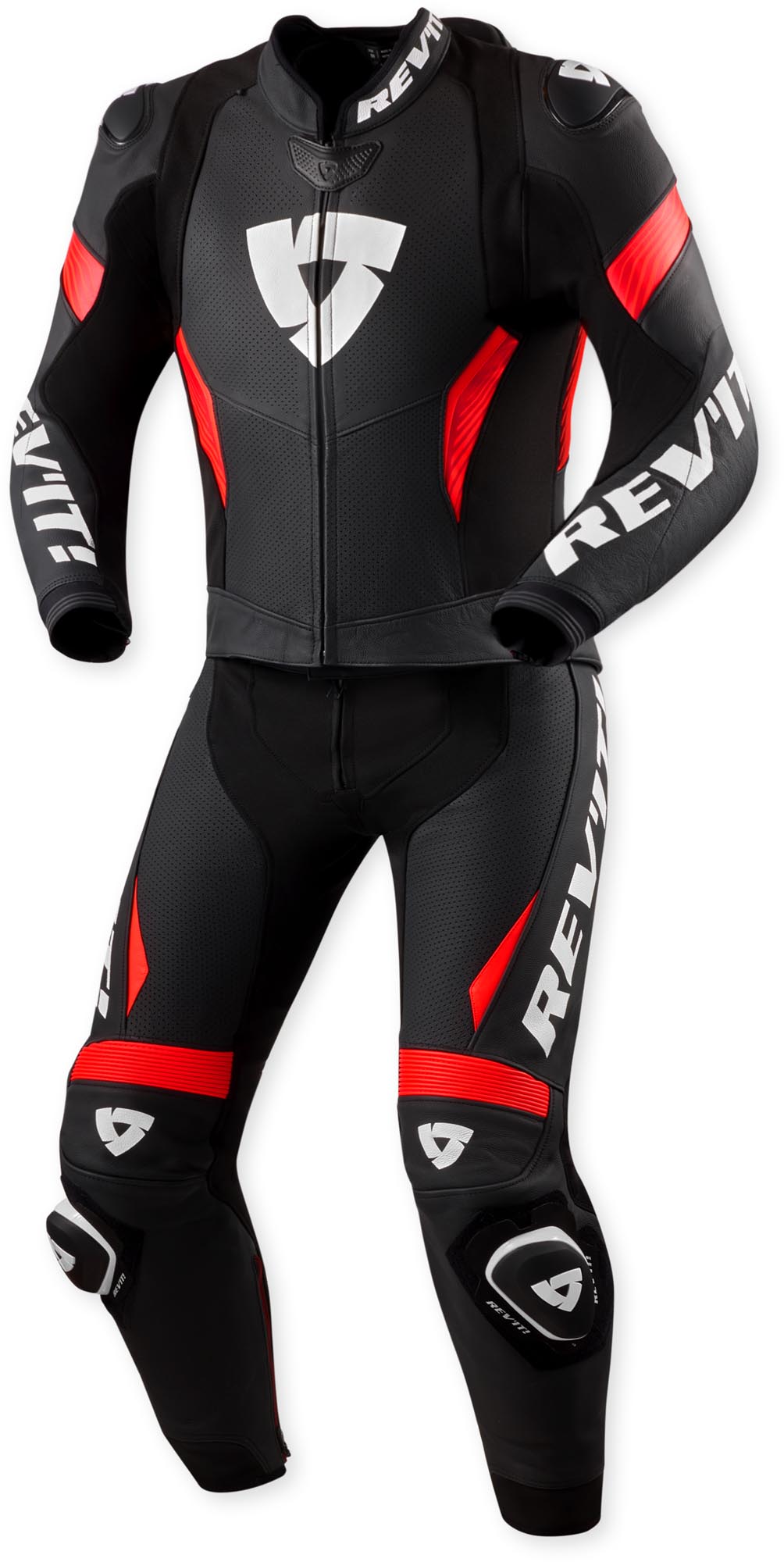Revit Argon 3 perforated Two Piece Motorcycle Leather Suit 52 Figure 1