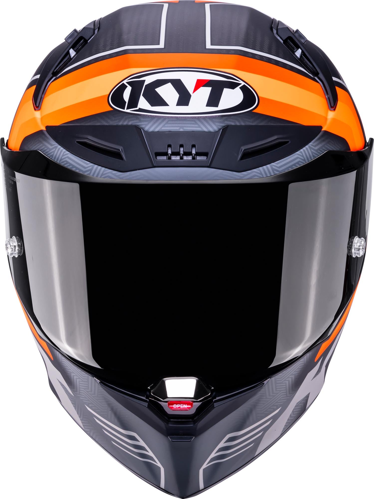 KYT R1R Carbon Accelerator Helm carbon/orange XL (61/62) Abbildung 8