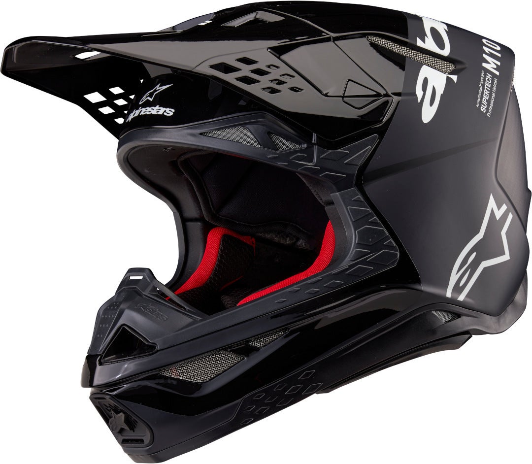Alpinestars Supertech S-M10 Flood 2024 Motocross hjelm sort/grå M (57/58) Figur 1