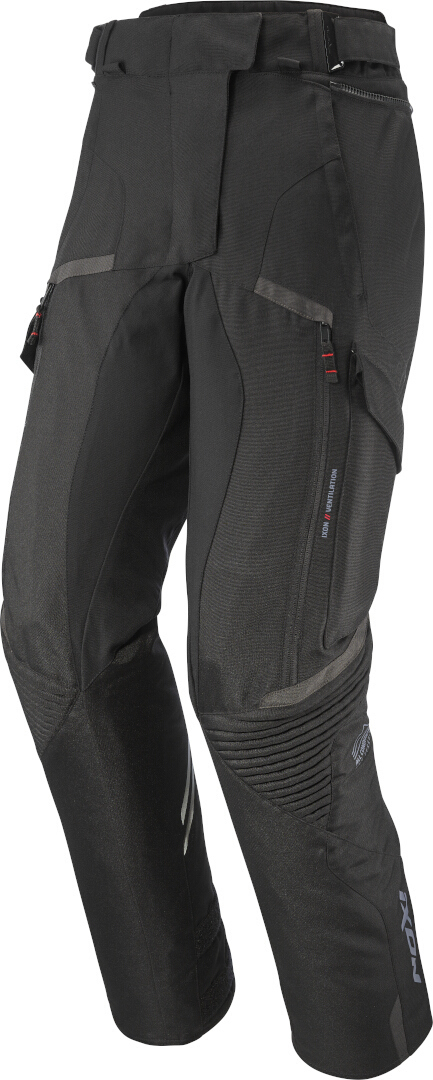 Ixon Midgard Pantaloni textile impermeabili pentru motociclete negru Short XXL Figura 1