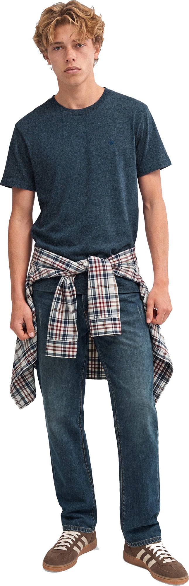 Superdry & Co Logo Majica modro/temno modro L Slika 5