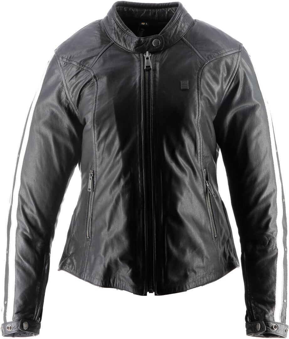 Helstons Victoria Damen Motorrad Lederjacke schwarz L Abbildung 1