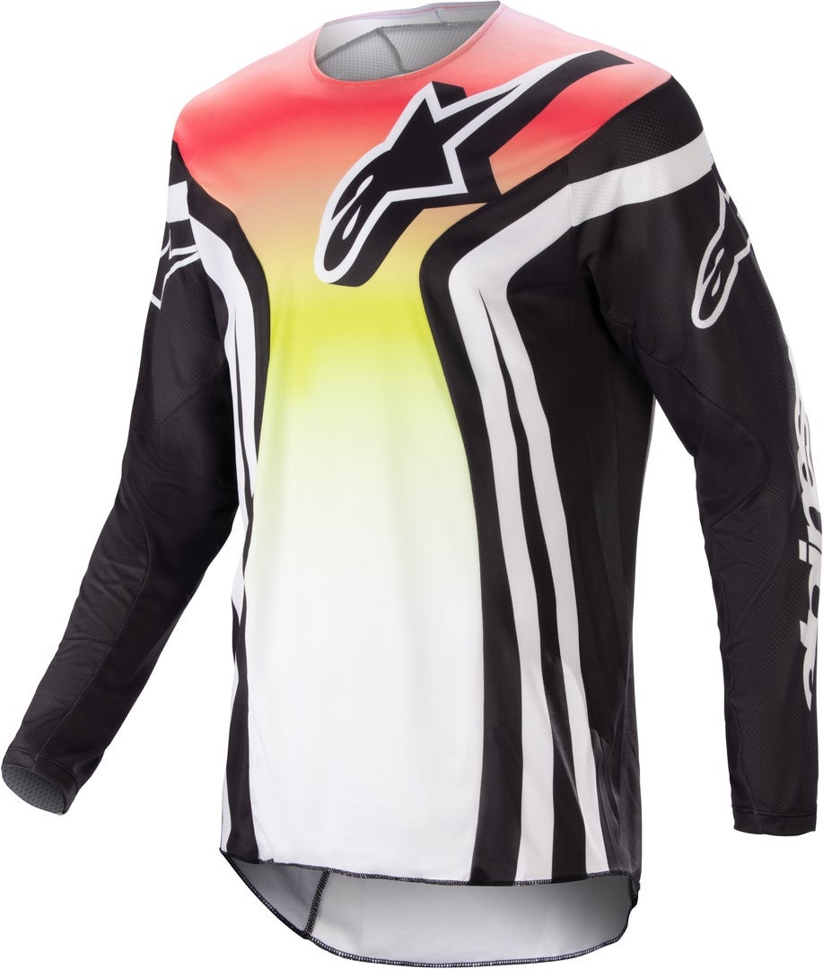 Alpinestars Racer Semi Motocross Jersey black/red/yellow M Figure 1
